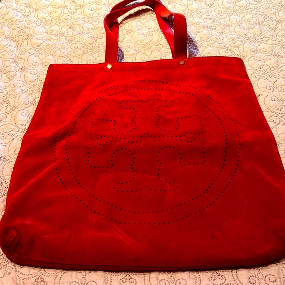Tory Burch Suede Tote